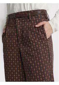 Cream Spodnie materiałowe Beja 10610079 Brązowy Mom Fit. Kolor: brązowy. Materiał: bawełna #5