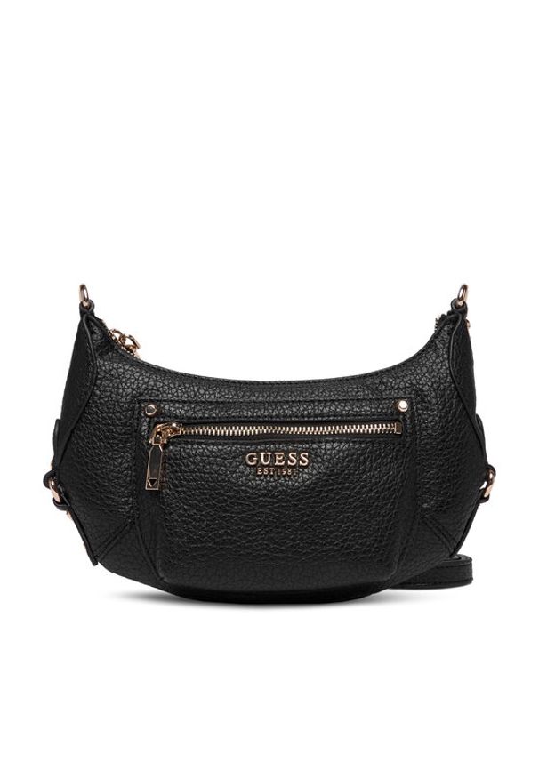 Guess Torebka Marsha Mini HWBG95 01720 Czarny. Kolor: czarny. Materiał: skórzane