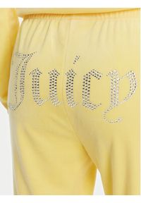 Juicy Couture Spodnie dresowe Tina JCAPW045 Żółty Regular Fit. Kolor: żółty. Materiał: syntetyk #5