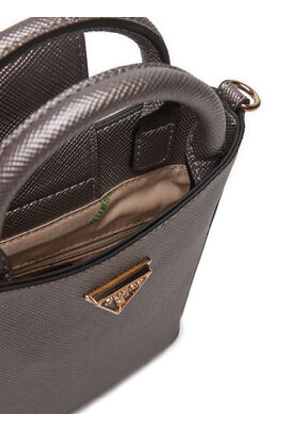 Guess Torebka HWEZM9 51281 Srebrny. Kolor: srebrny. Materiał: skórzane