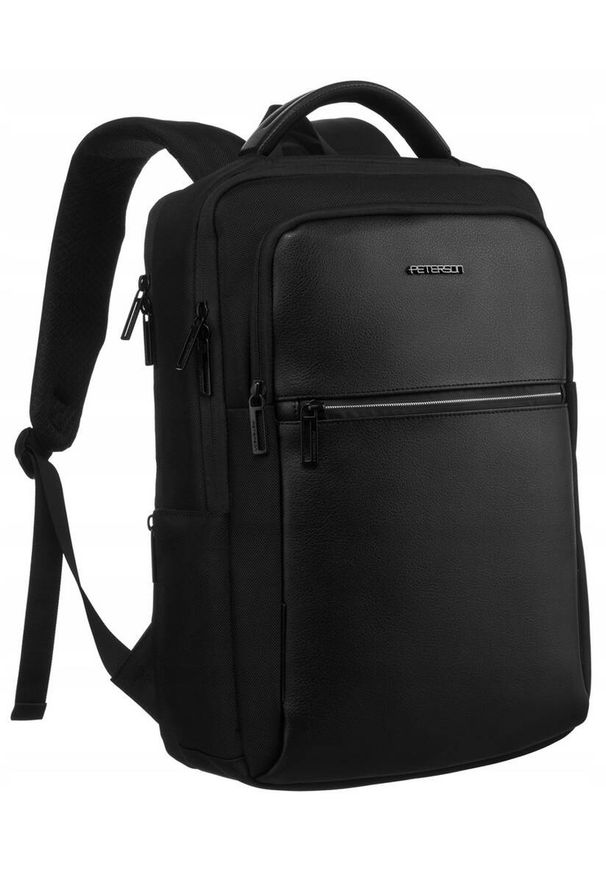 Podróżny plecak Peterson PTN SL-2304 czarny. Kolor: czarny. Materiał: poliester