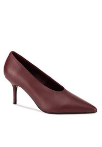 Gino Rossi Szpilki CLEO-1527-1-TB Bordowy. Kolor: czerwony. Materiał: skóra. Obcas: na szpilce #8