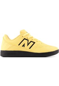 New Balance - Halówki dziecięce AUDAZO V6 CONTROL IN JNR SJA3IP6 – żółte. Kolor: żółty. Materiał: syntetyk, materiał. Szerokość cholewki: normalna