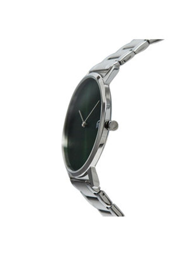 Lacoste Zegarek Crocorigin 2011311 Srebrny. Kolor: srebrny