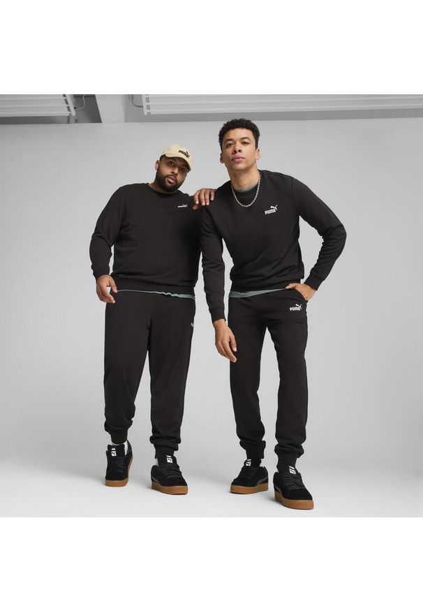 Puma - Męskie spodnie dresowe Essentials z logo No. 1 PUMA Black. Kolor: czarny. Materiał: dresówka. Sport: fitness