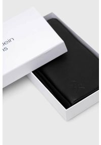 Calvin Klein Jeans portfel damski kolor czarny. Kolor: czarny #4