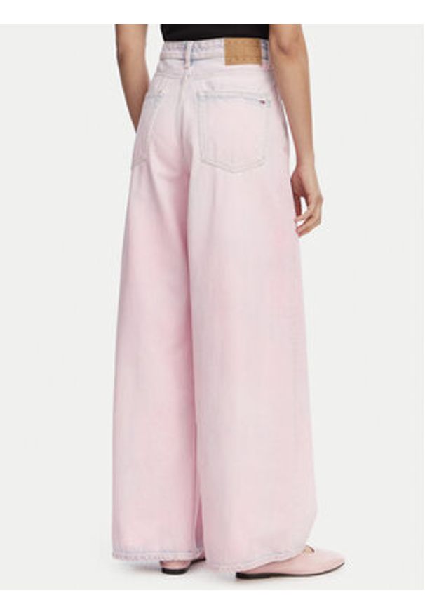 Tommy Jeans Jeansy DW0DW22372 Różowy Loose Fit. Kolor: różowy