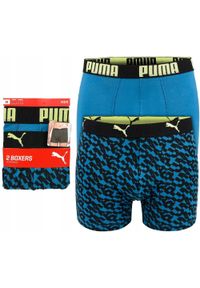 Puma - Bokserki męskie bawełniane 2 pary PUMA BOXER TRUNKS. Kolor: niebieski. Materiał: bawełna. Sport: fitness #1