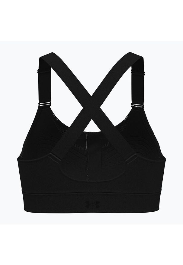 Biustonosz treningowy Under Armour Infinity High Zip 2.0. Kolor: czarny