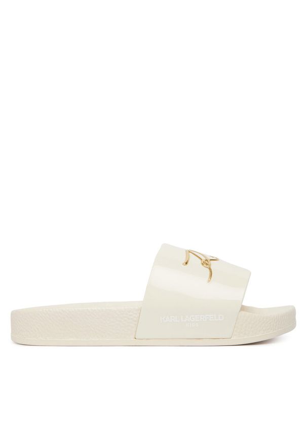 Karl Lagerfeld - Klapki KARL LAGERFELD. Kolor: biały