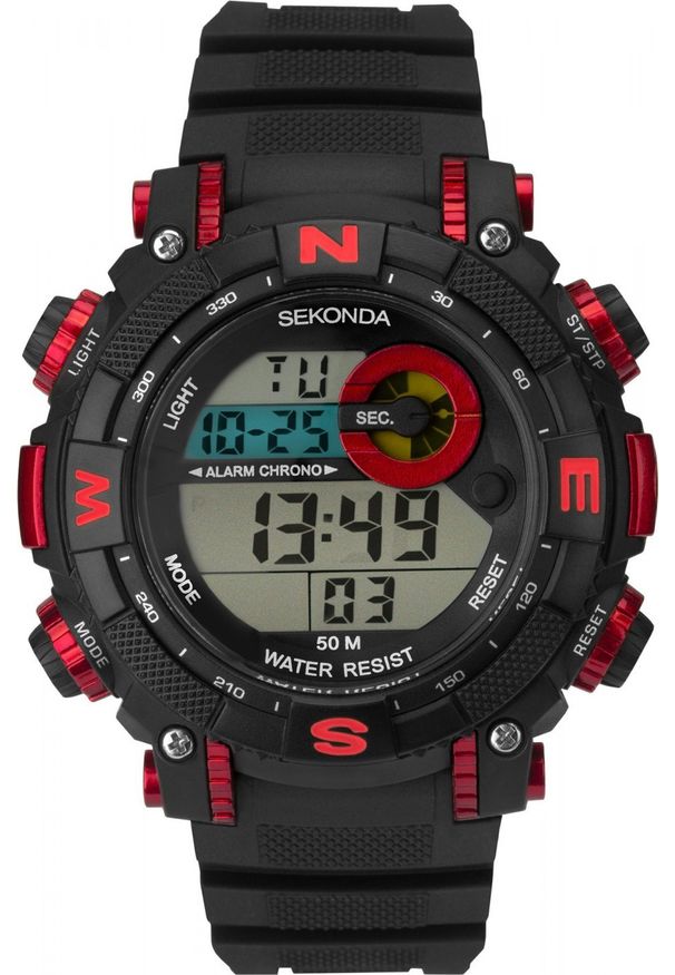 Zegarek Sekonda Zegarek męski Sekonda 1525 czarny. Kolor: czarny