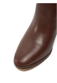Lauren Ralph Lauren - LAUREN RALPH LAUREN Botki 802937808003 Brązowy. Kolor: brązowy. Materiał: skóra #5
