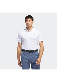 Adidas - Koszulka polo do golfa z krótkim rękawem męska ADIDAS. Typ kołnierza: golf, polo. Długość rękawa: krótki rękaw. Długość: krótkie