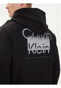 Calvin Klein Bluza Enlarged Back Logo K10K113079 Czarny Regular Fit. Kolor: czarny. Materiał: bawełna #4