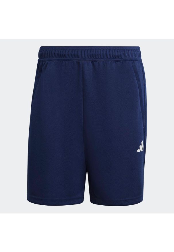 Adidas - Krótka adidas Essentials All Set. Kolor: niebieski. Długość: krótkie. Sport: fitness