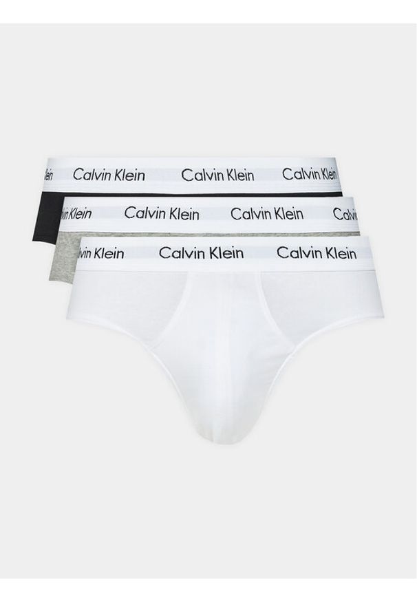 Calvin Klein Underwear Komplet 3 par slipów 0000U2661G Kolorowy. Materiał: bawełna. Wzór: kolorowy