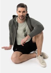 Volcano - Bawełniany t-shirt T-SIDE. Materiał: bawełna. Długość rękawa: krótki rękaw. Długość: krótkie. Wzór: nadruk, jednolity. Styl: klasyczny #1