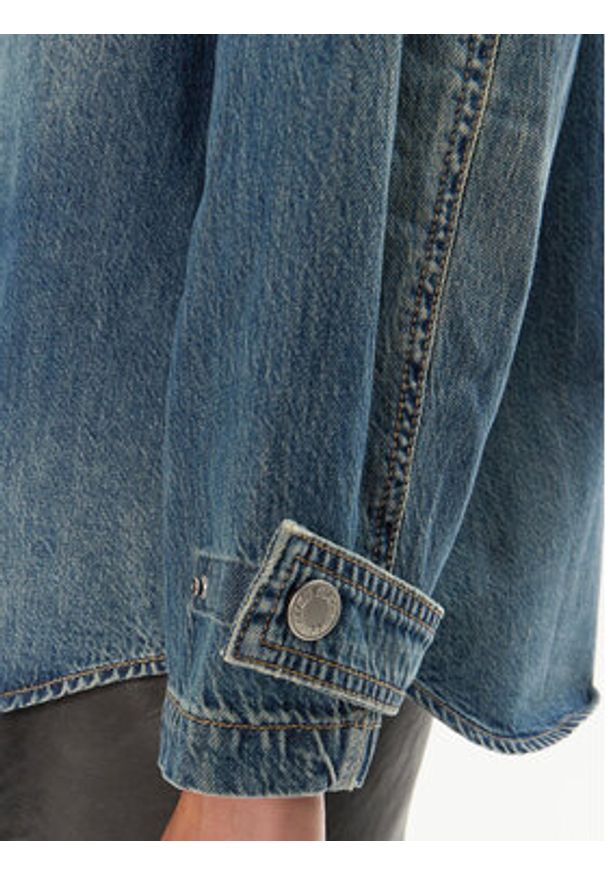 Miss Sixty Kurtka jeansowa 6L3XJ5180000 Niebieski Regular Fit. Kolor: niebieski. Materiał: bawełna