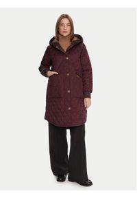 Barbour Płaszcz przejściowy LQU1838RE96 Bordowy Regular Fit. Kolor: czerwony. Materiał: syntetyk