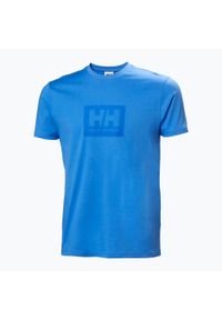 Koszulka męska Helly Hansen HH Box ultra. Kolor: niebieski