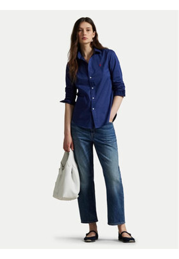 Polo Ralph Lauren Koszula 211A92177002 Granatowy Classic Fit. Typ kołnierza: polo. Kolor: niebieski. Materiał: bawełna