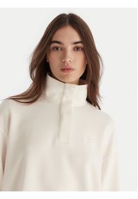 Roxy Bluza Rise & Vibe Sweet Fleece ERJFT05012 Biały Relaxed Fit. Kolor: biały. Materiał: syntetyk #2