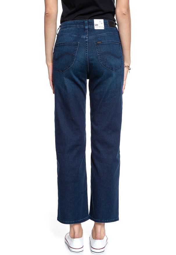 Lee - SPODNIE DAMSKIE LEE 5 POCKET WIDE LEG CLEAN WHEATON L30SRKIN 112106695