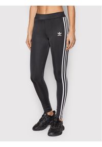 Adidas - adidas Legginsy adicolor Classics HF7536 Czarny Slim Fit. Kolor: czarny. Materiał: syntetyk #1