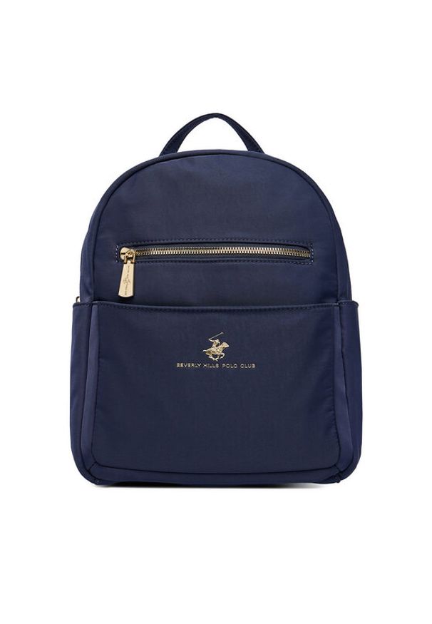 Beverly Hills Polo Club Plecak CEOWB-BHPC-L-006-09 Granatowy. Kolor: niebieski. Materiał: materiał