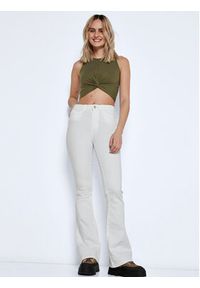 Noisy may - Noisy May Jeansy Sallie 27019305 Biały Slim Fit. Kolor: biały #5
