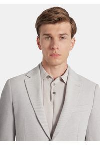 Pako Lorente - PAKO LORENTE - Szara marynarka z dzianiny. Kolor: szary. Materiał: dzianina. Sezon: jesień #9