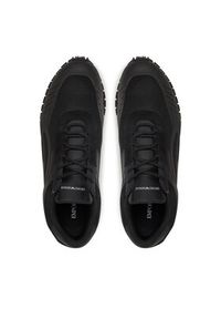 Emporio Armani Sneakersy X4X699 XR359 N214 Czarny. Kolor: czarny. Materiał: skóra