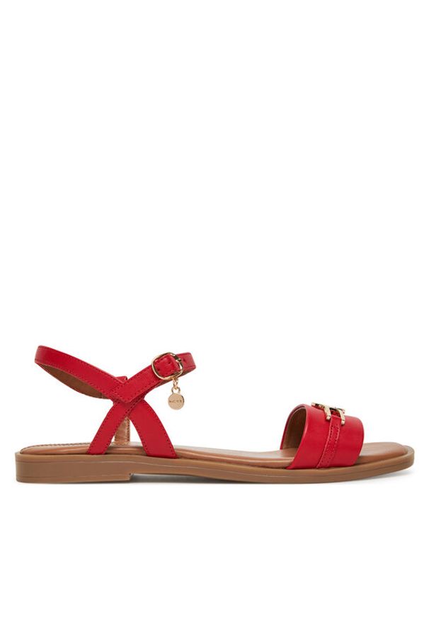 MEXX Sandały MX/026C-EST Czerwony. Kolor: czerwony. Materiał: skóra