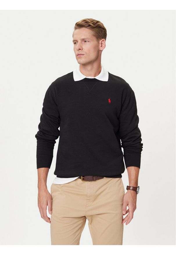 Polo Ralph Lauren Bluza 710P01523001 Czarny Regular Fit. Typ kołnierza: polo. Kolor: czarny. Materiał: bawełna