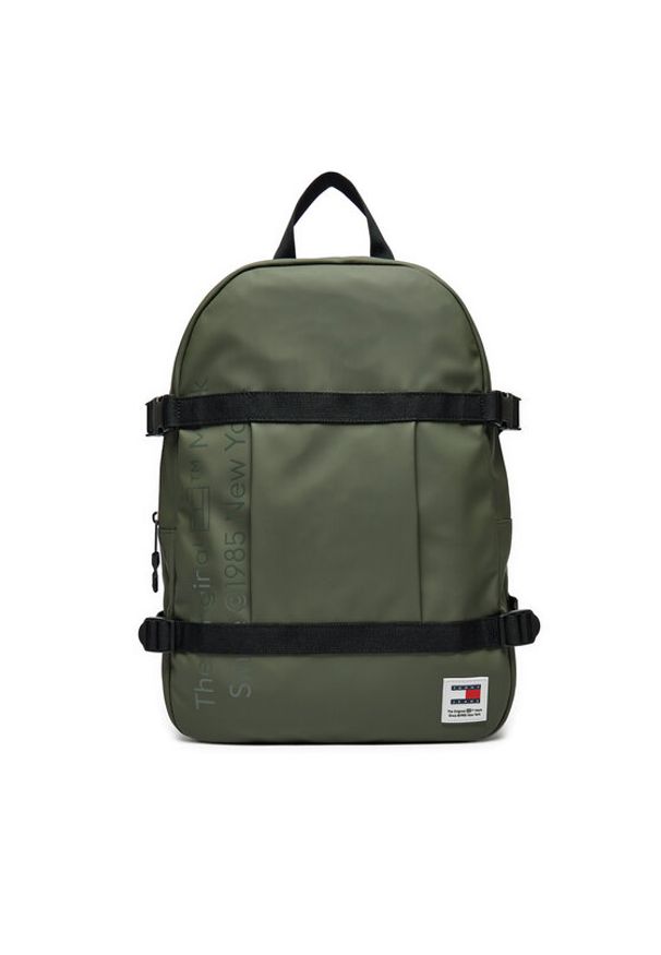 Tommy Jeans Plecak Tjm Daily + Dome Backpack AM0AM12406 Khaki. Kolor: brązowy. Materiał: skóra