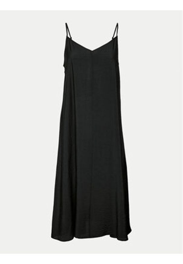 Vero Moda Sukienka letnia Josie 10303398 Czarny Regular Fit. Kolor: czarny. Materiał: wiskoza. Sezon: lato