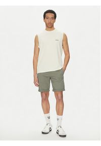 Jack & Jones - Jack&Jones Szorty materiałowe Dave 12182549 Zielony Regular Fit. Kolor: zielony. Materiał: bawełna #11