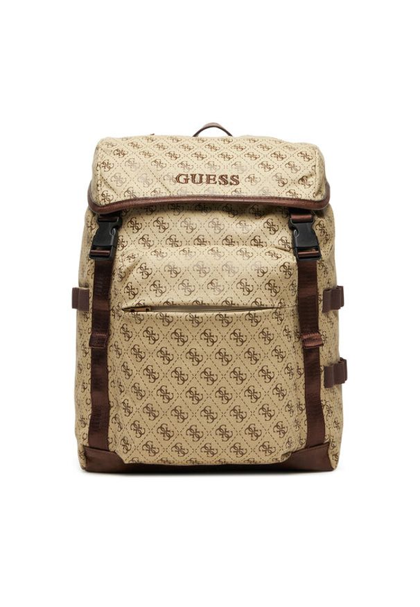 Guess Plecak L5YZ08 WGRI0 Beżowy. Kolor: beżowy. Materiał: materiał