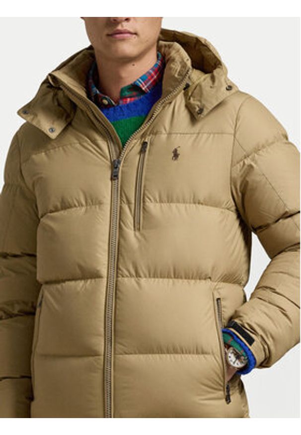 Polo Ralph Lauren Kurtka puchowa 710940237004 Beżowy Regular Fit. Typ kołnierza: polo. Kolor: beżowy. Materiał: syntetyk