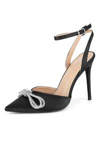 DeeZee Szpilki F92831-8 Czarny. Kolor: czarny. Materiał: materiał. Obcas: na szpilce #6