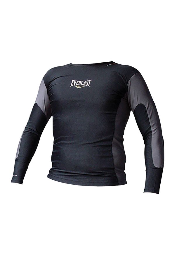 EVERLAST - Koszulka kompresyjna męska Everlast Rashguard Longsleeve. Kolor: czarny. Długość rękawa: długi rękaw