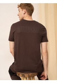 outhorn - T-shirt z nadrukiem męski. Okazja: na co dzień. Materiał: jersey, bawełna. Wzór: nadruk. Styl: casual #3
