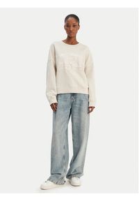 BOSS Bluza C Ever 50556999 Beżowy Oversize. Kolor: beżowy. Materiał: bawełna #3