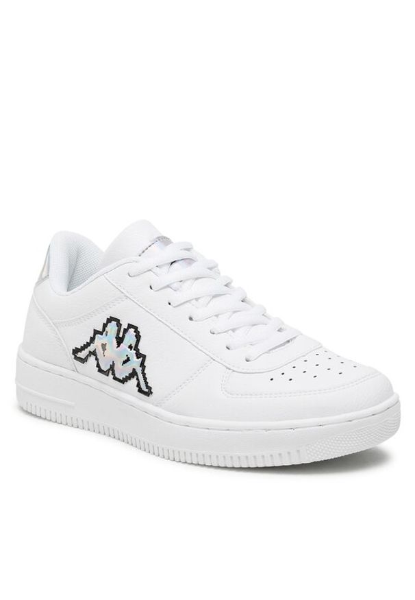 Kappa Sneakersy 243243PX Biały. Kolor: biały. Materiał: skóra