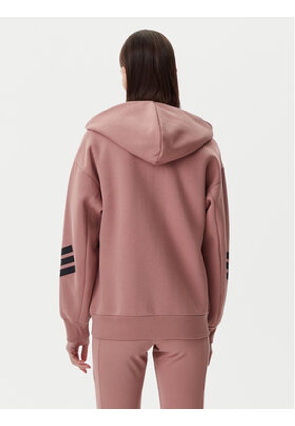 Adidas - adidas Bluza Future Icons 3-Stripes JE0177 Różowy Regular Fit. Kolor: różowy. Materiał: bawełna