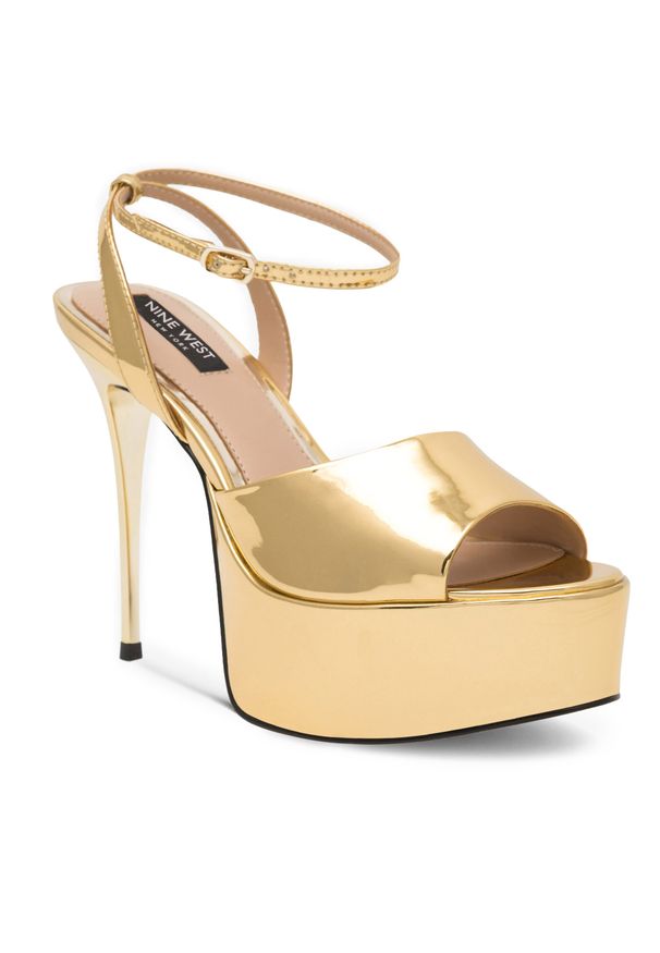 Szpilki Nine West CHANDA ZL23031CC Złoty. Kolor: złoty. Obcas: na szpilce