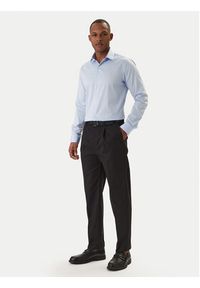 Calvin Klein Chinosy LV04LE612G Czarny Tapered Fit. Kolor: czarny. Materiał: bawełna #2