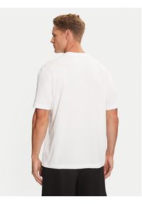 Lacoste T-Shirt TH7618 Biały Regular Fit. Kolor: biały. Materiał: bawełna, syntetyk #3