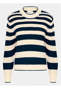 Cream Sweter Crmuka Knitted 10611880 Niebieski Straight Fit. Kolor: niebieski. Materiał: bawełna #6