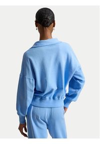 Polo Ralph Lauren Bluza 211B18686005 Błękitny Relaxed Fit. Typ kołnierza: polo. Kolor: niebieski. Materiał: bawełna #3